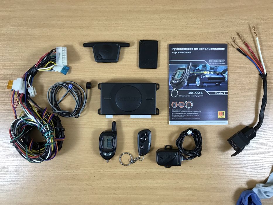 Автосигнализация SHERIFF ZX-925 с доп. меткой-транспондером