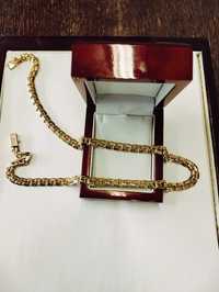 Łańcuszek złoty pr.585 waga 74.30g wzór garibaldi