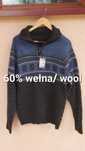sweter wełniany nowy 60% wełna Jotunheim ciepły