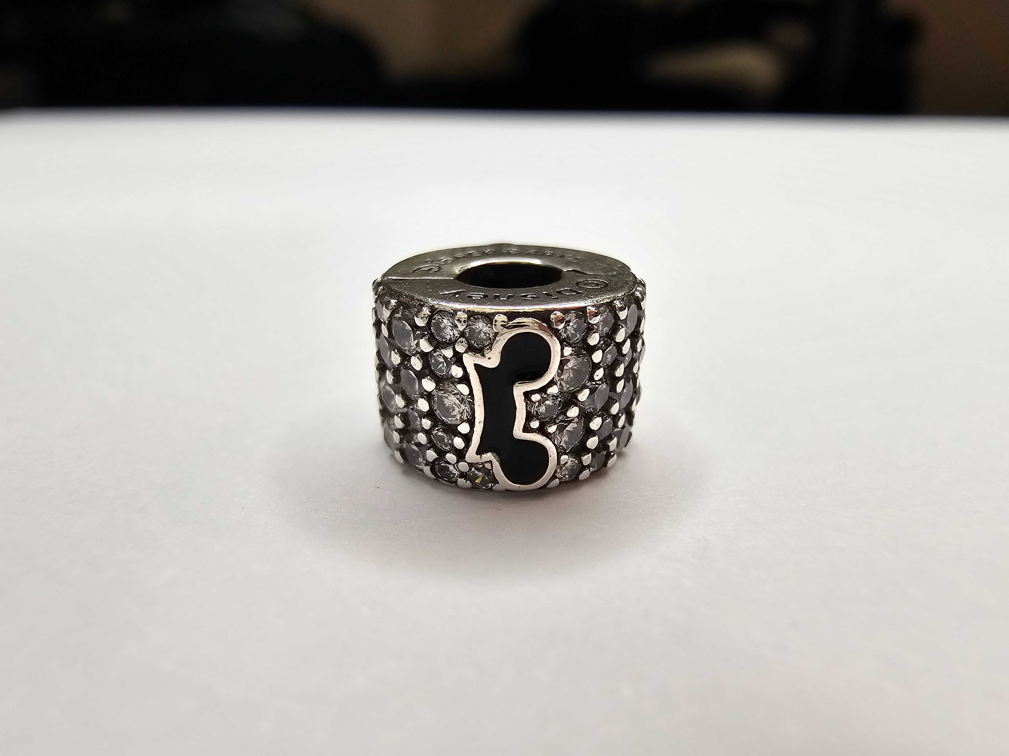 Srebrny charms do bransoletki Pandora Srebro 925 myszka minnie Klips