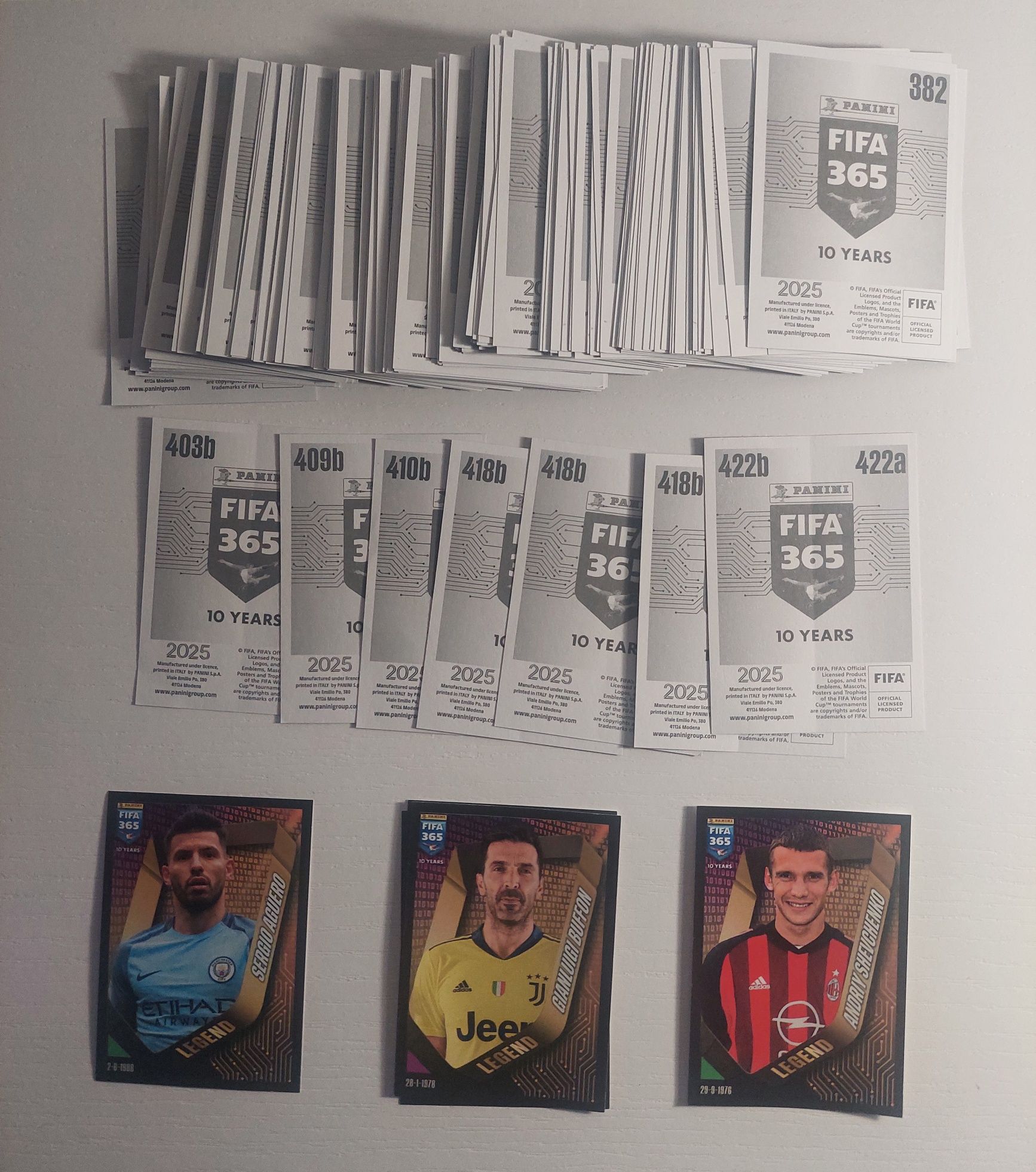 Cromos FIFA 365 10 years