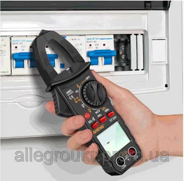 Струмовимірювальні кліщі ST181 Токові кліщі, мультиметр, ліхтарик