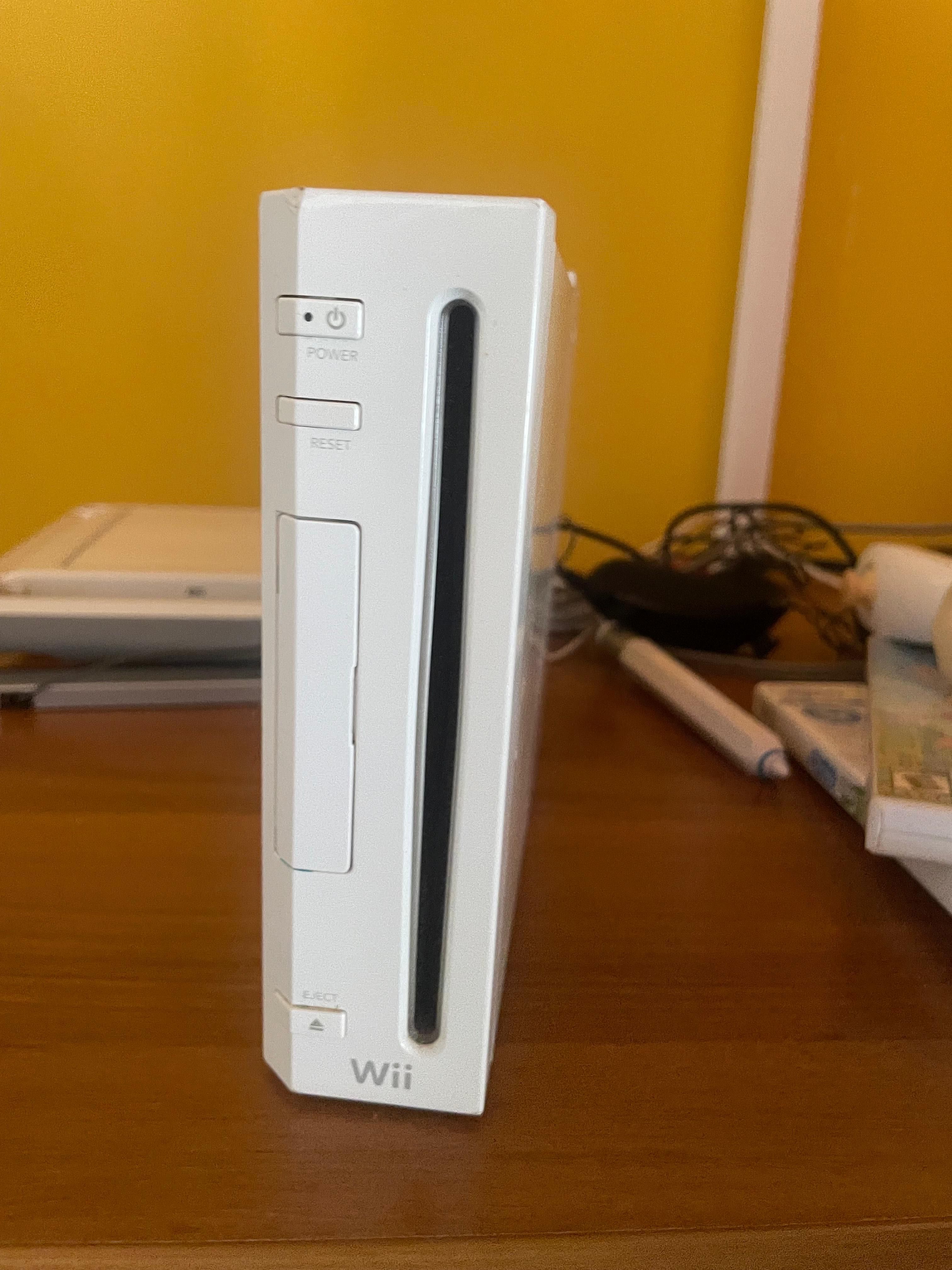 Wii + comandos+ jogos