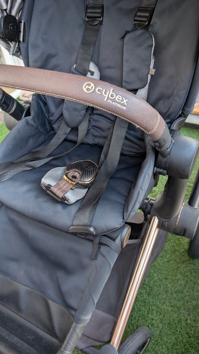 Cybex priam 2.0 golden rose wózek spacerówka I dodatki Kaiser