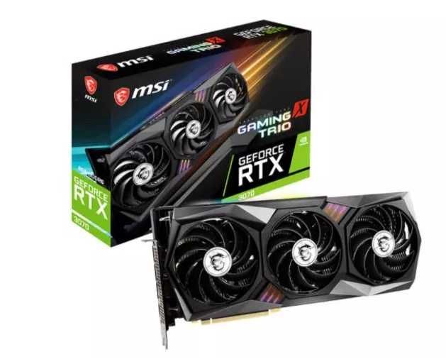 Karta graficzna MSI GeForce RTX 3070 Gaming X Trio 8GB GDDR6 LED RGB