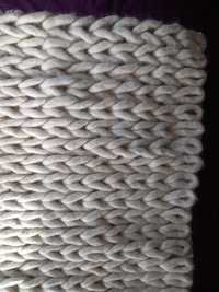 Dywanik CHUNKY Indyjski ręcznie robiony wełna 115x145cm