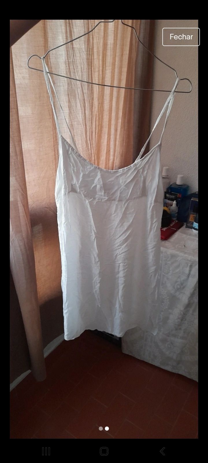 Vestido branco leve