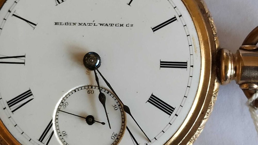 Złoty Zegarek Kieszonkowy  Elgin National Watch Co 1866=1875, Royal