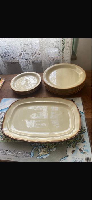 Zestaw porcelitowy Pruszkow PRL