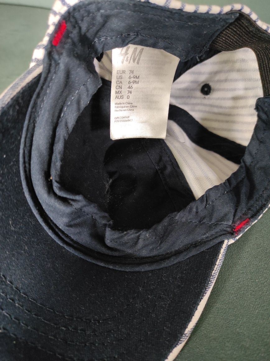 Czapka z daszkiem 6-9 miesięcy rozmiar 74 H&M
