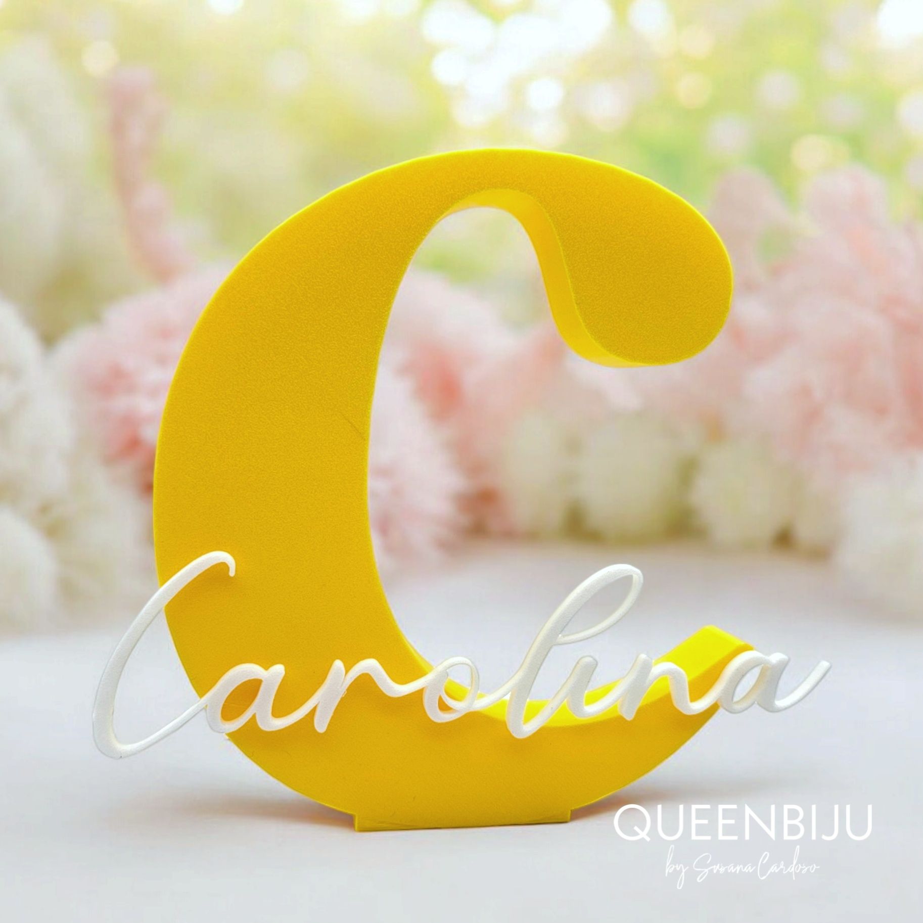 Letra com nome 20 cm Personalizável