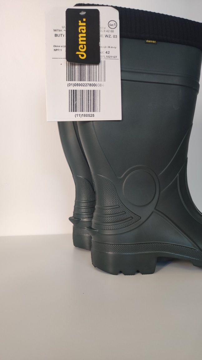 Nowe buty filcowo-gumowe wz. 03902A/MON rozmiar 42