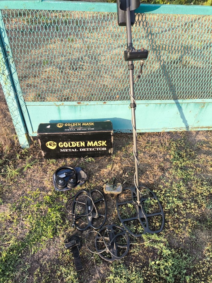 Професійний металошукач, металлоискатель Golden mask 4 PRO S
