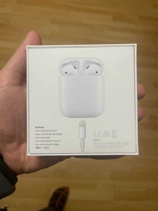 Робочий кейс до навушників Apple Airpods 2 з непрацюючими навушниками
