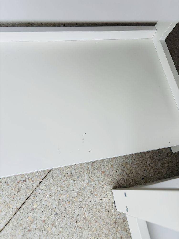 Dwa regaly HERNING Regał HERNING 3 półki biały