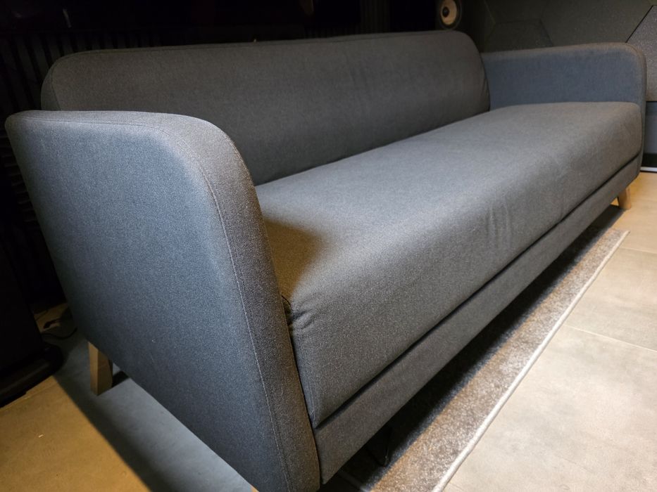 IKEA LINANÄS – sofa 3-osobowa, ciemnoszara (Vissle), stan bdb jak nowy