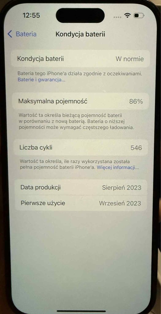 iPhone 15 256gb czarny