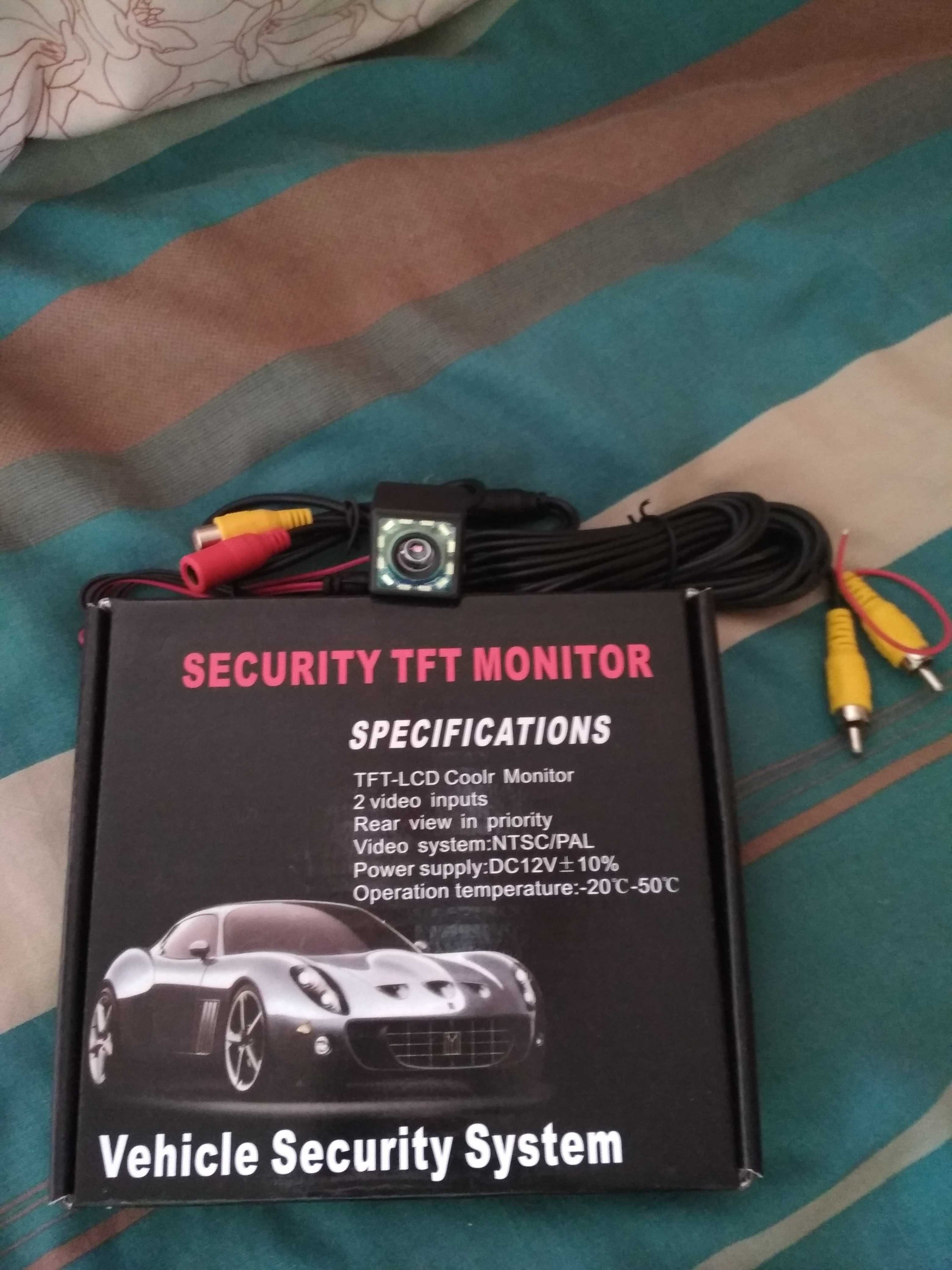 Автомобильный монитор для двух камер заднего вида LCD 4.3 и камера HD