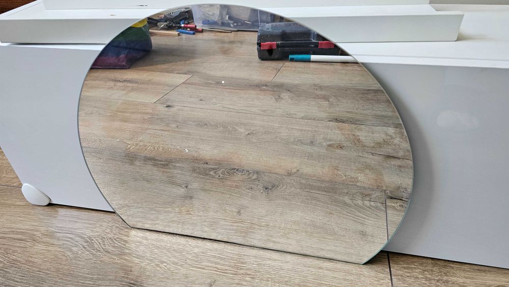 Lustro zaokrąglone/półokrągłe 45cm