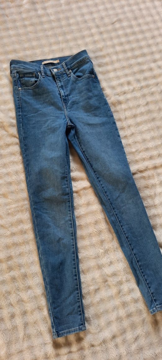 Spodnie jeansowe Levis Mile High Super Skinny W25 L38