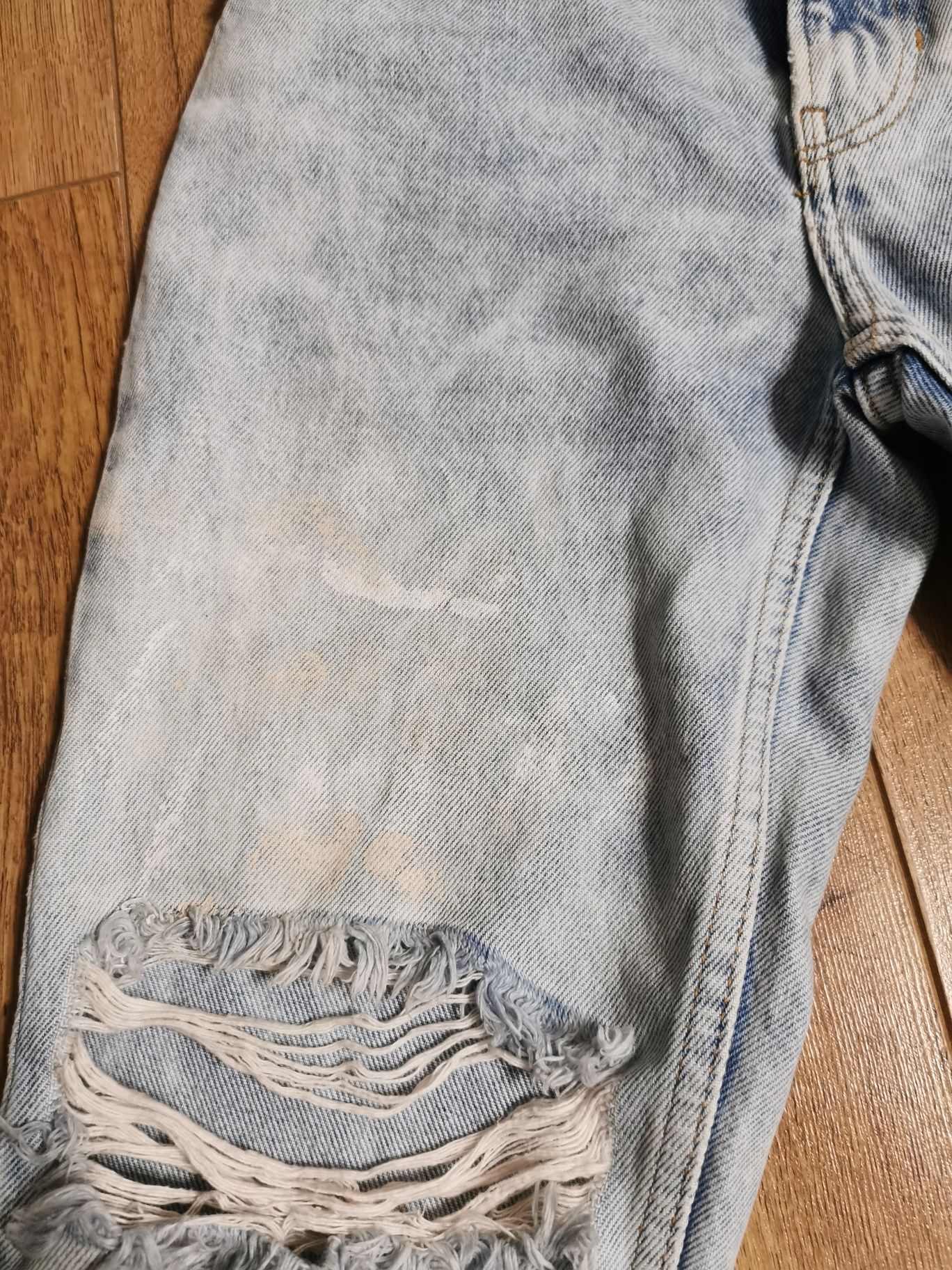Spodnie jeansy Bershka
