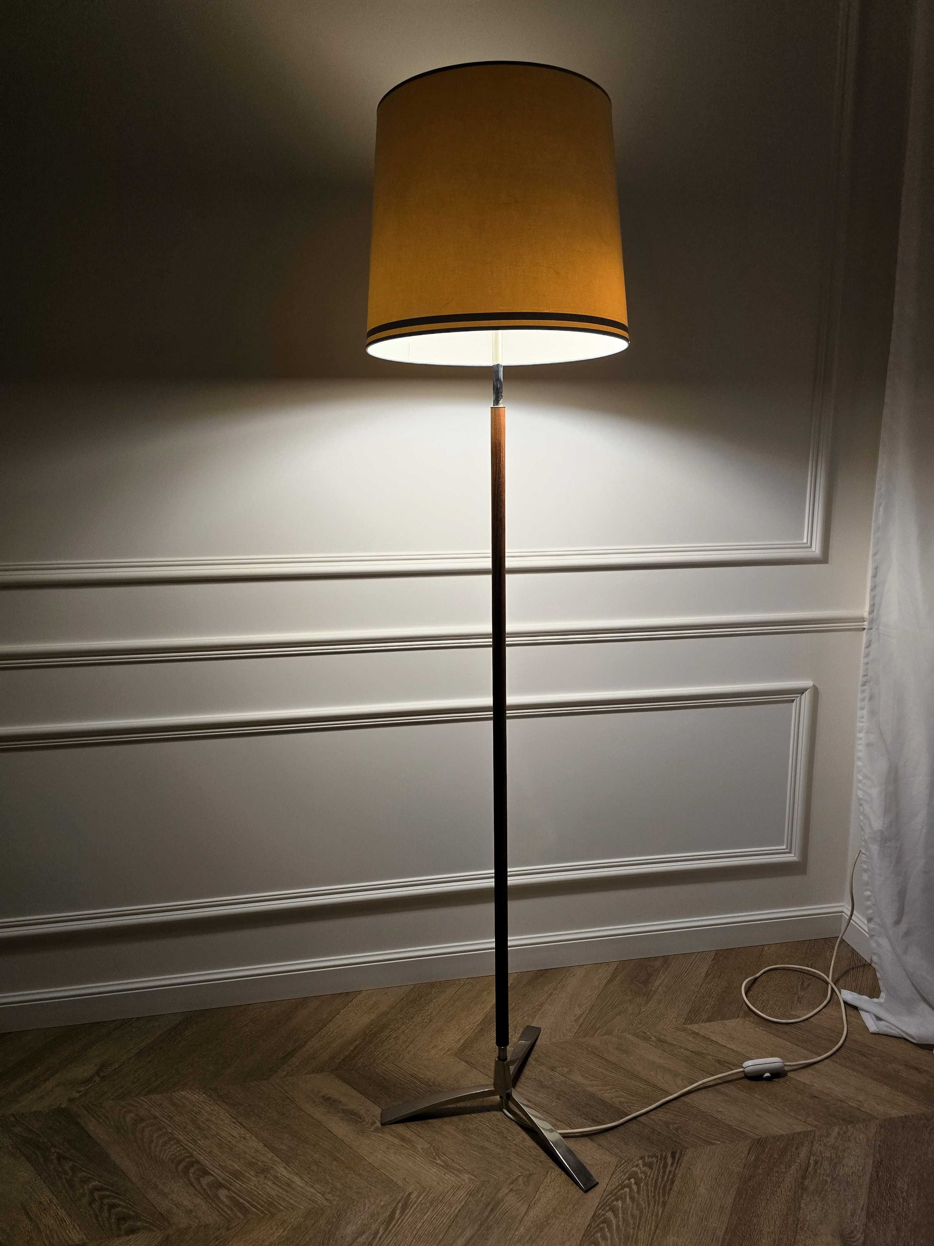Duńska LAMPA podłogowa Mid Century Modern skandynawski design