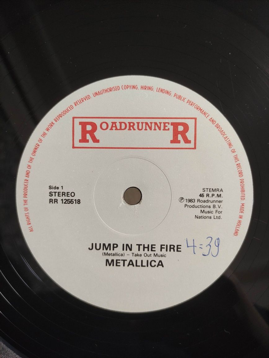 Вініл Metallica – Jump In The Fire (Maxi-single 12")