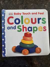 Тактильна книжка англійською "Доторкнися і погладь" Colours & Shapes