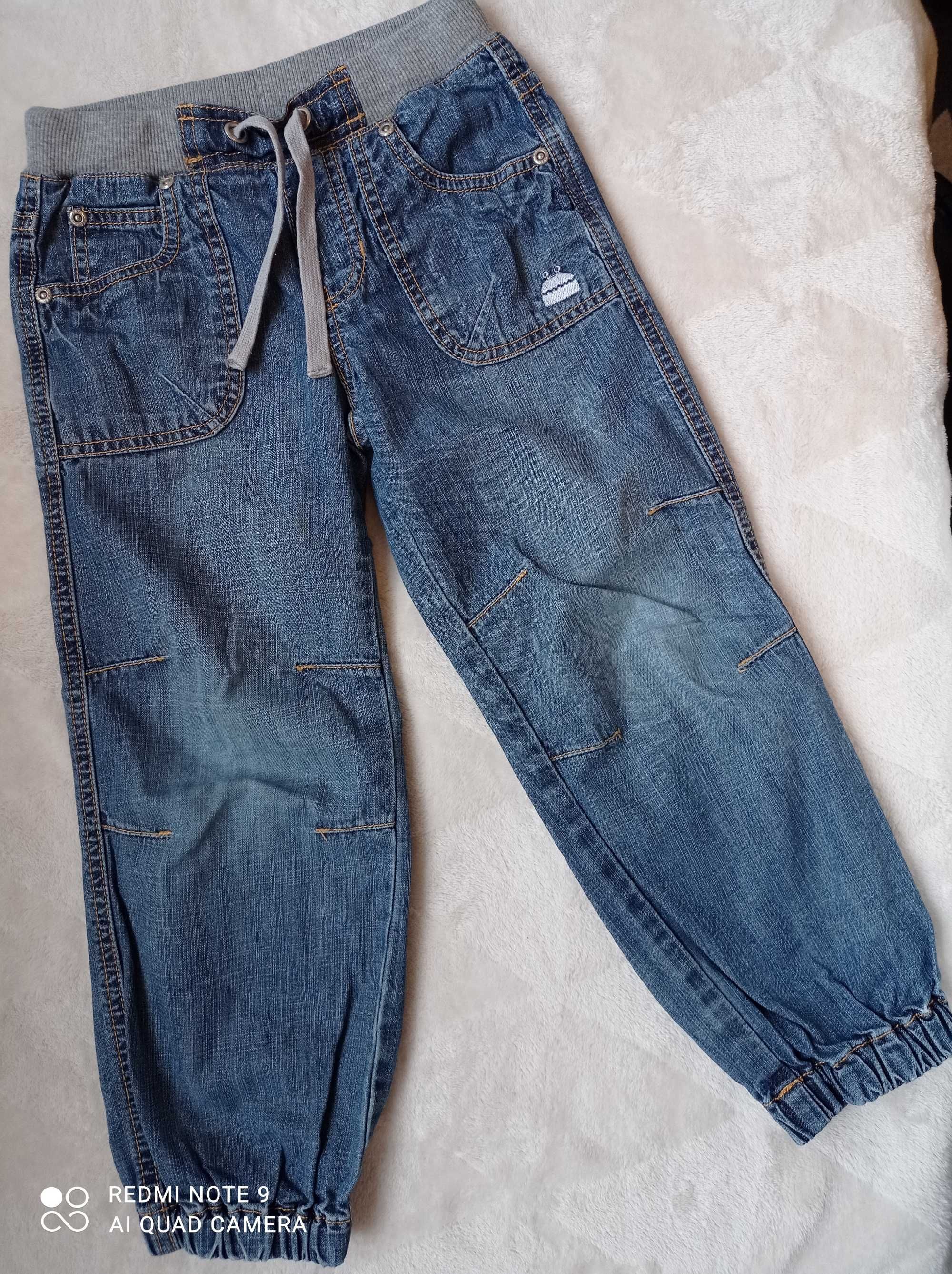 Spodnie jeansowe Jeansy chłopięce dla chłopca rozm.110 KappAhl