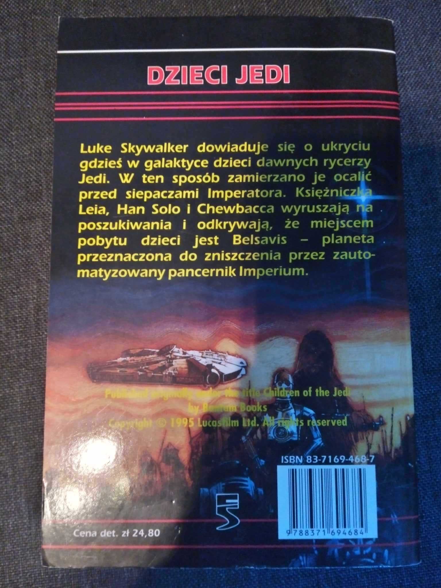 STAR WARS Gwiezdne Wojny Dzieci Jedi Barbara Hambly