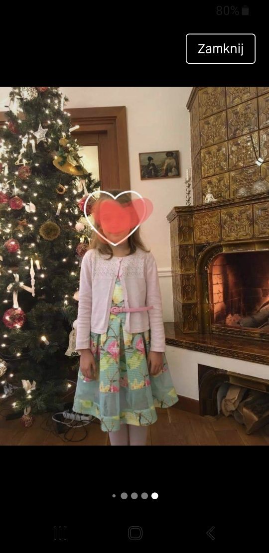Ekskluzywna  Sukienka Bonnie Jean 9- 10 lat