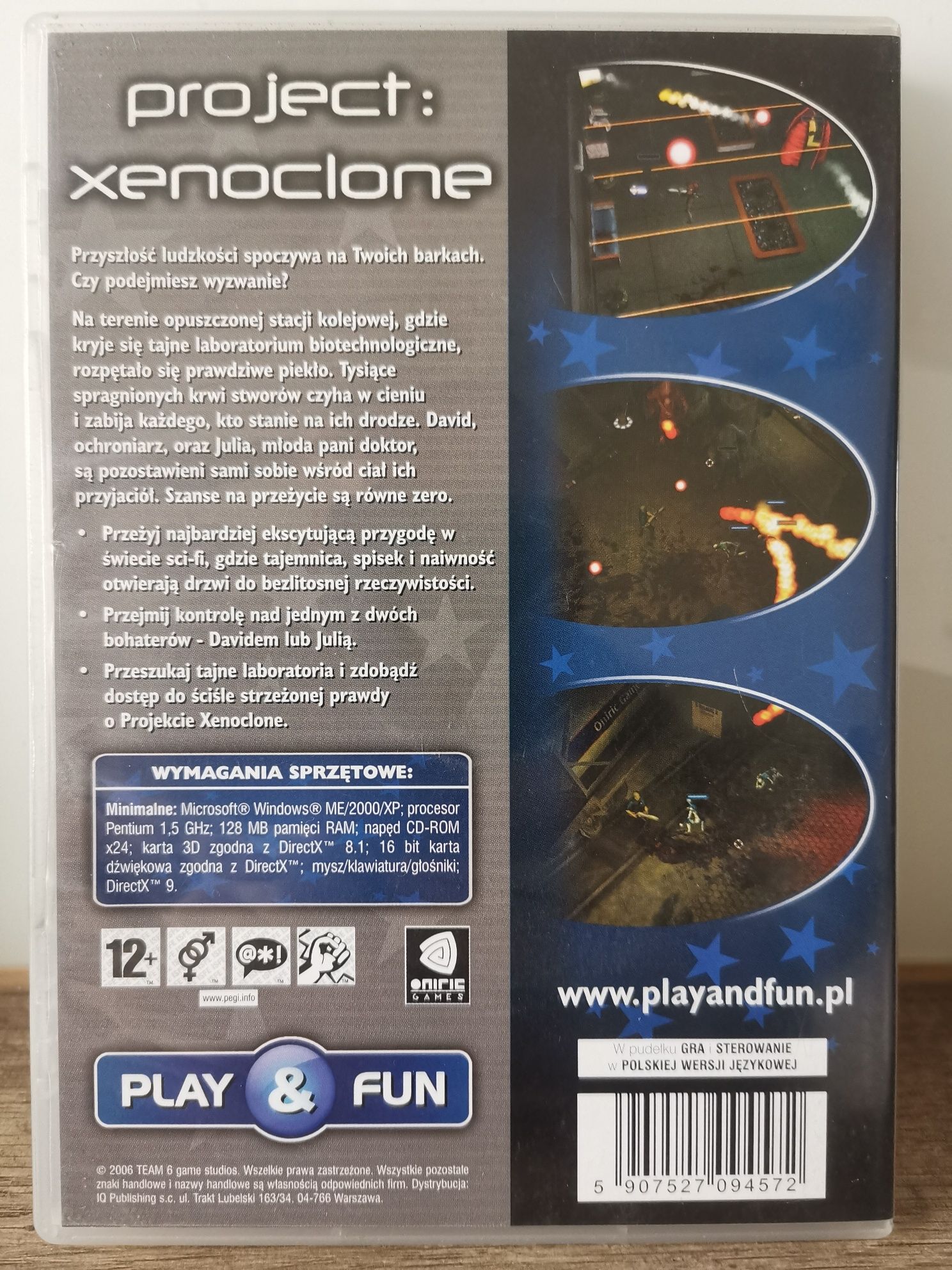 Gra PC Project Xenoclone PL retro gra na stare systemy operacyjne