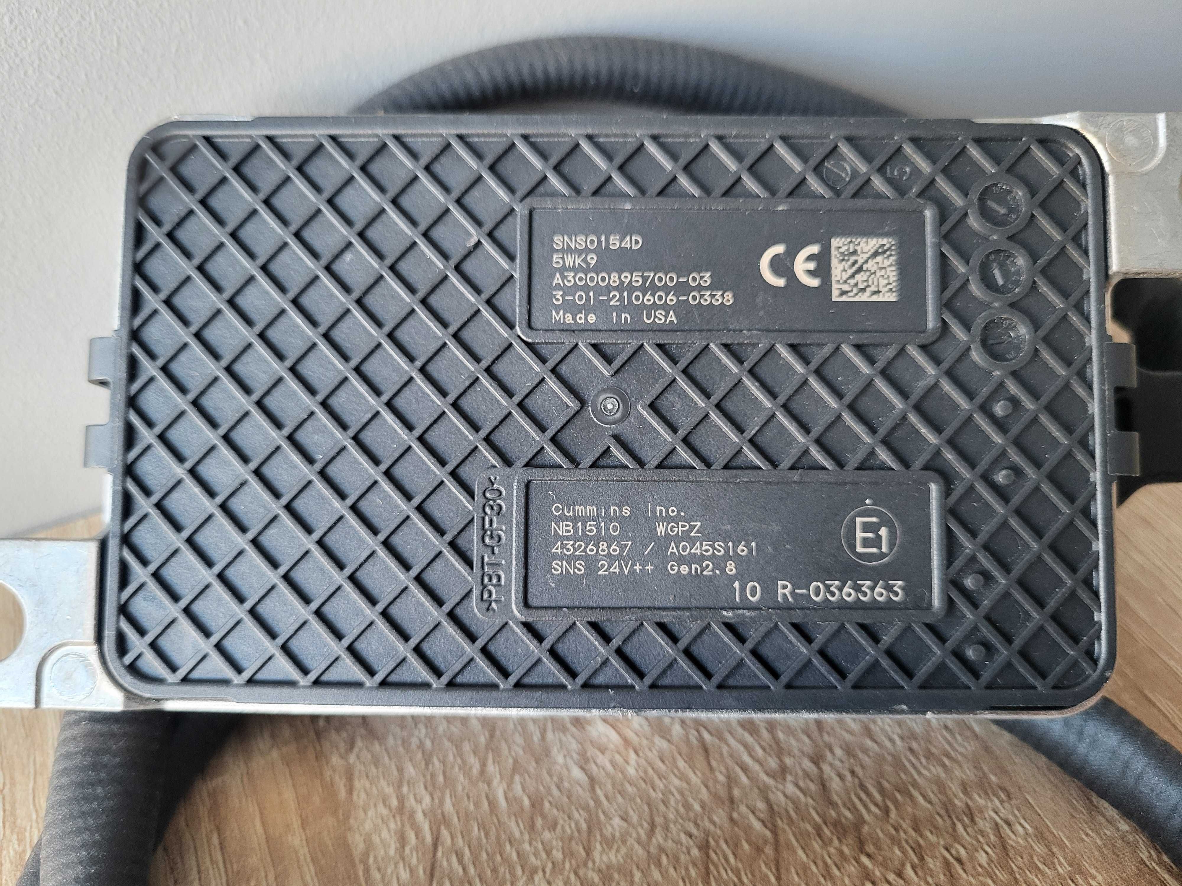 Czujnik NOX Cummins Daf 106 Euro 6 Oryginał Nowy Przed katalizatorem