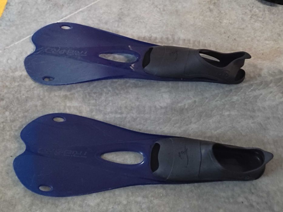 Kit barbatanas+ máscara+tubo com estojo