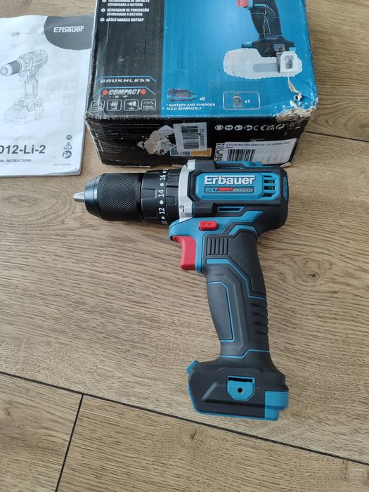 Wkrętarka udarowa Erbauer 12v, stan jak nowa