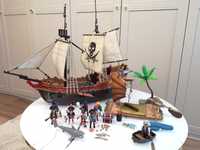 Playmobil statek piratów, tratwa, piraci