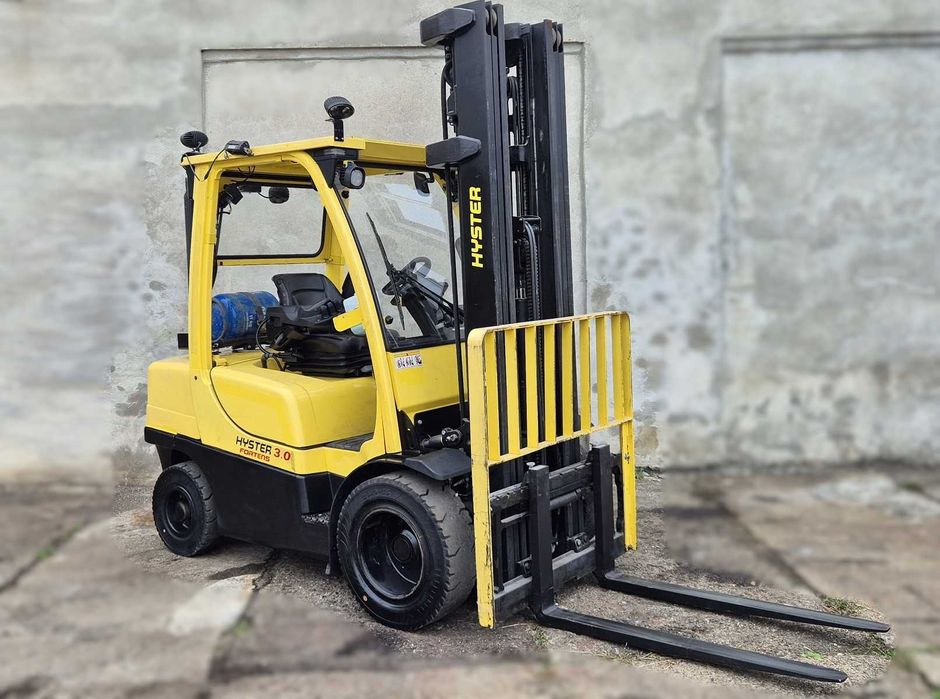 Hyster 3000kg • TRIPLEX 580cm • waga elektroniczna • wózek widłowy