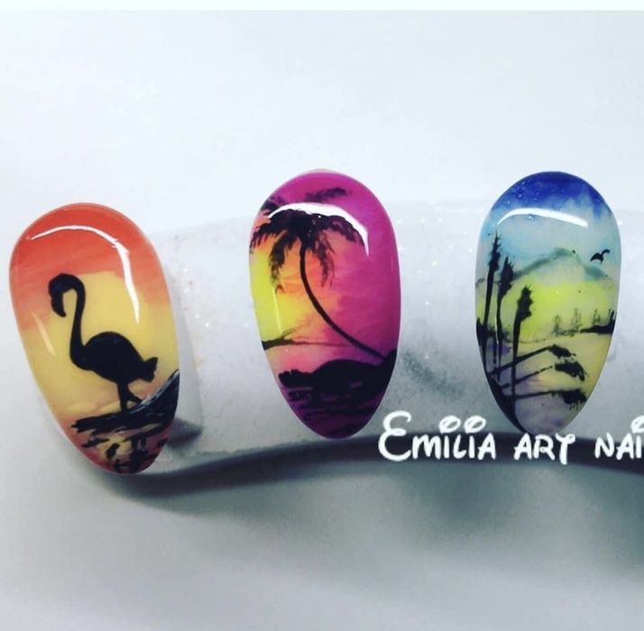 Paznokcie hybrydowe żelowe dojazd do domu mobilnie