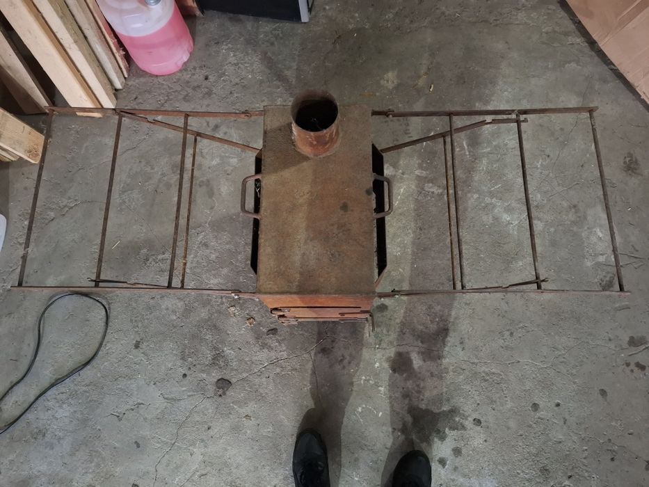 В продаже буржуйка без труб для дымохода