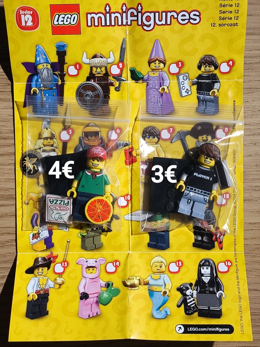 Minifuguras Lego de Várias Series
