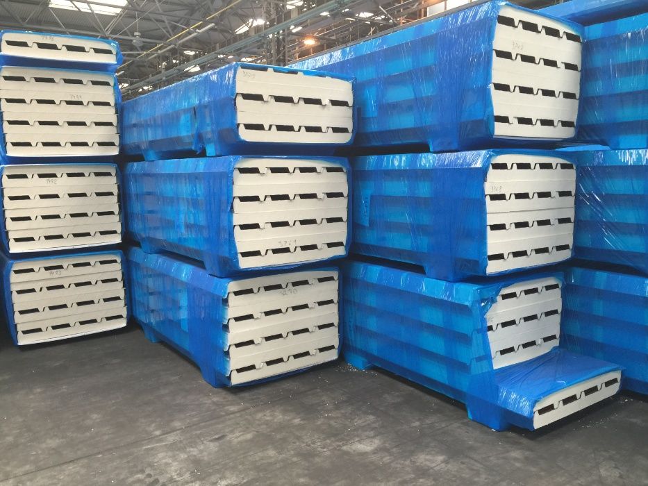 Płyta warstwowa dachowa 100mm I gat. FIBERGLAS NA WYMIAR