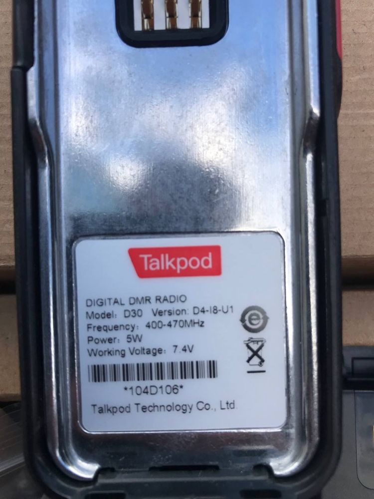 Рація Портативна Рация Тактична Talkpod B30SE UHF (400-480MHz)