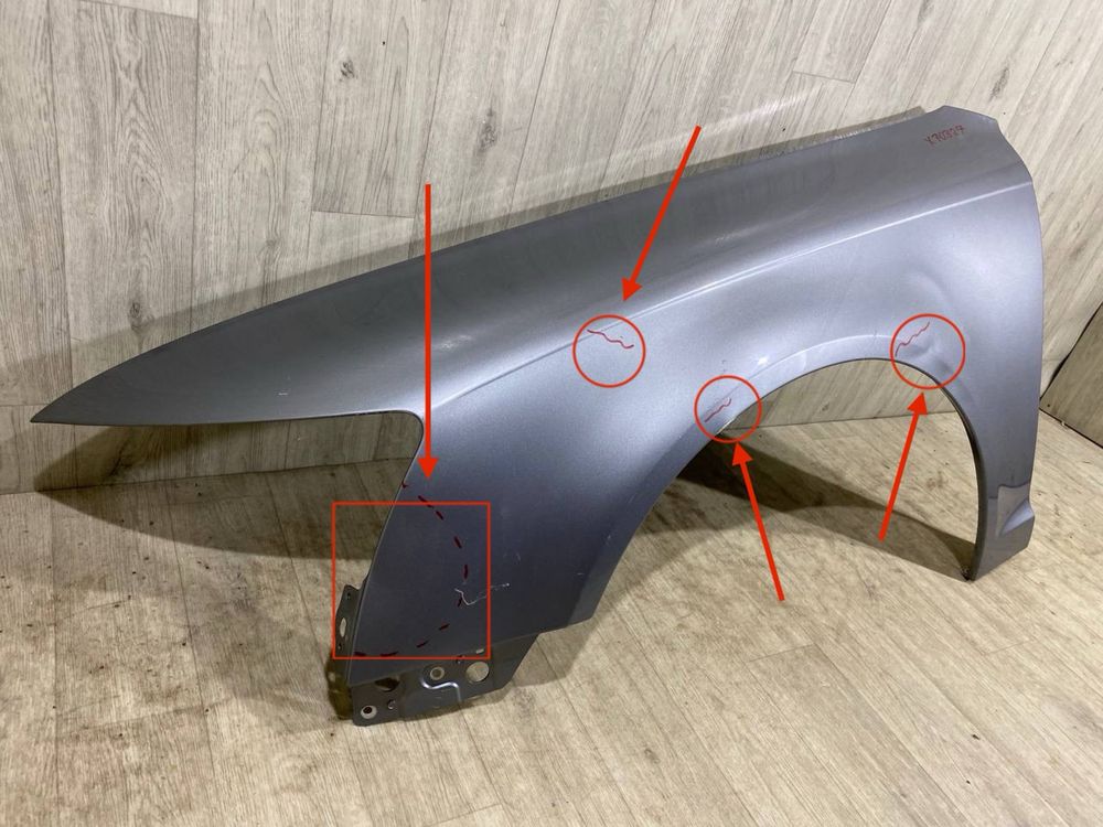 Крыло переднее левое Audi A6 C6 ( 2008 2009 2010 2011 г.)