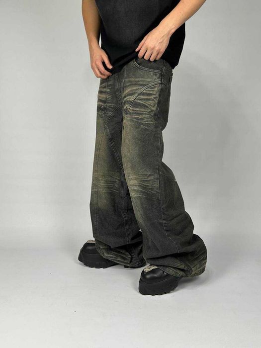 NO FAITH STUDIOS NFS baggy faded archive opium джинсы джинси черные