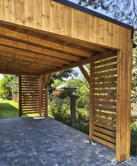 Nowoczesny Carport ,wiata garażowa,zabudowa tarasu.3x6 m.