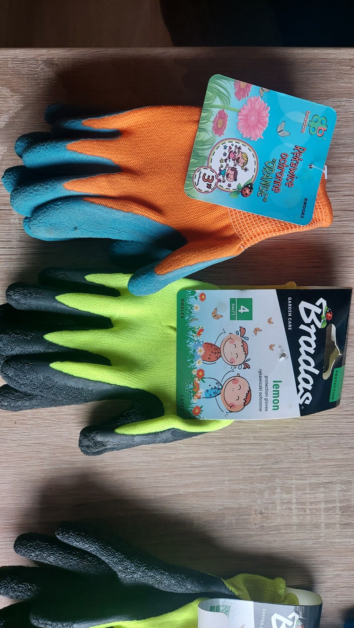 4 szt rękawiczki dla dzieci