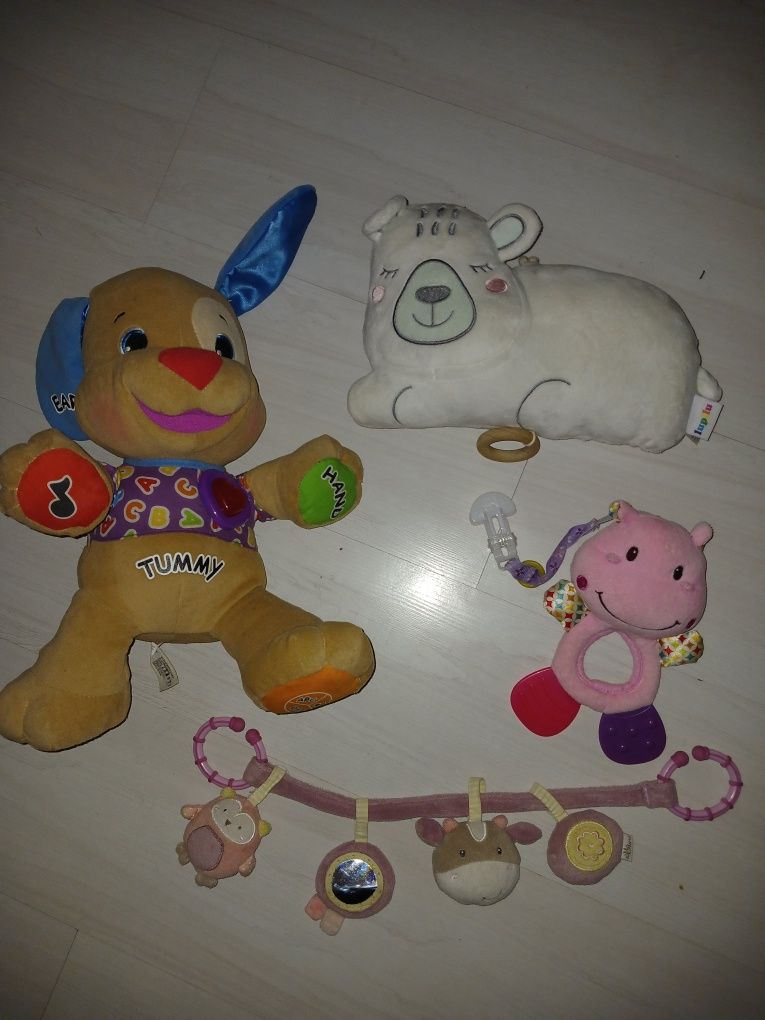 Собака ТІММІ, Fisher Price, підвіска у візок, музична