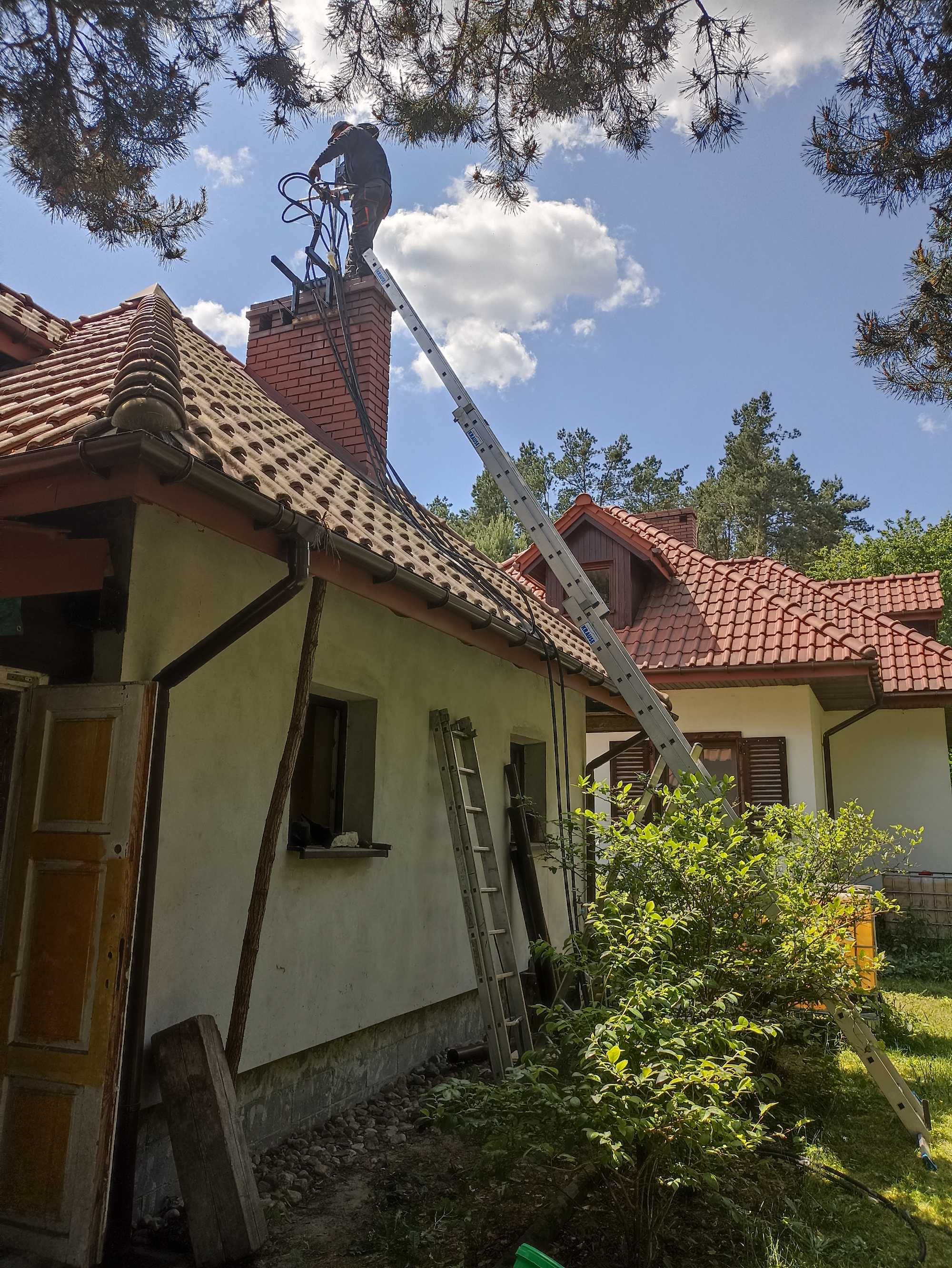 Wkłady kominowe, Rozwiercanie,Frezowanie Kominów, uszczelnianie komina