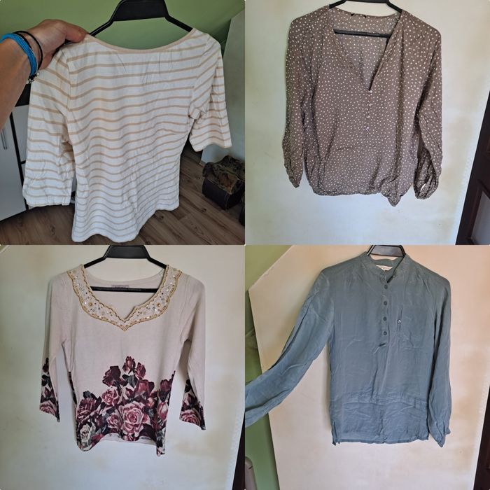 TANIO Bluzki damskie S M L bluzka damska zestaw
