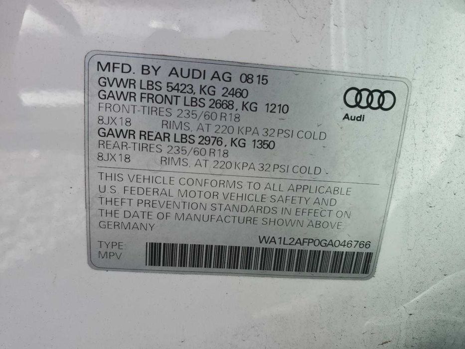 2016 Audi Q5 Premium Plus